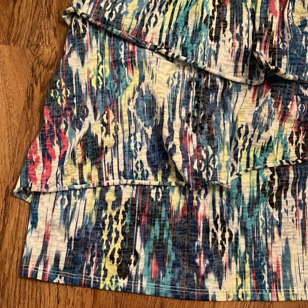 AB Studio Multi-Colored Layered Top - Picture 4 of 7